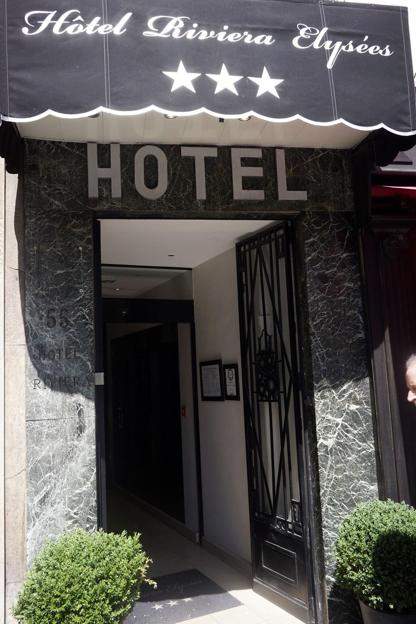 Hotel Riviera Elysees Paris Exterior foto